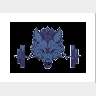 Weighted Werewolf - Blue Posters and Art